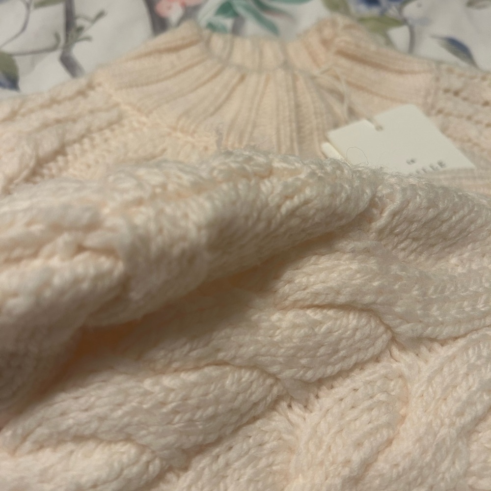 NWT Sezane Diego Cream Sweater - Picture 13 of 14